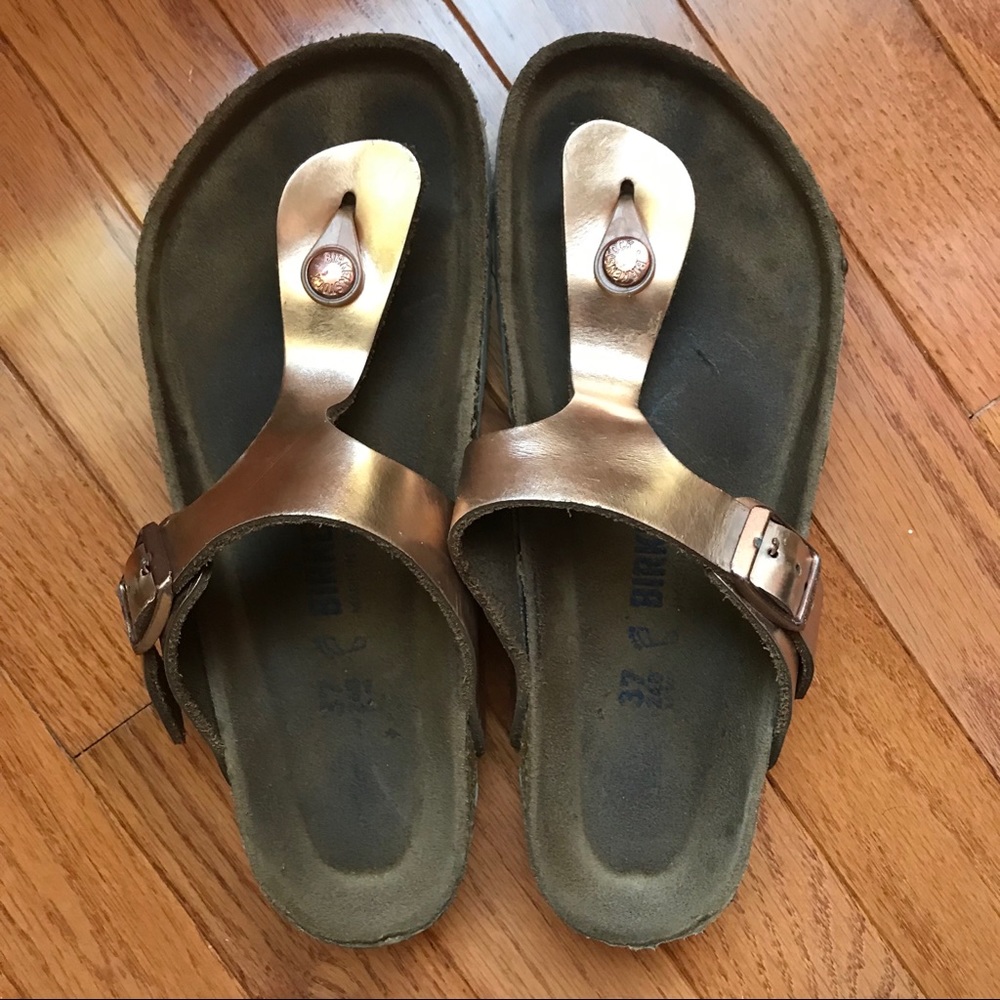 Birkenstock Rose Gold Sandals